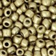 Seed beads 6/0 (4mm) Mustard gold metallic